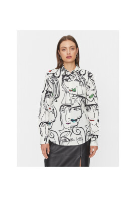 Desigual Риза 23WWCW09 Бял Regular Fit - Pepit.bg