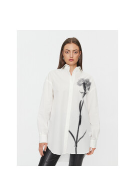 Desigual Риза 23WWCW15 Бял Loose Fit - Pepit.bg