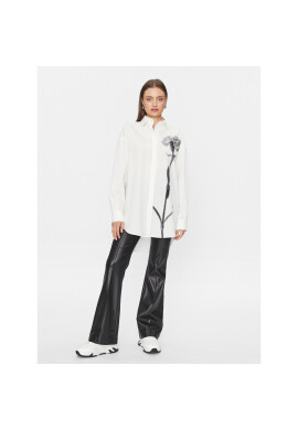 Desigual Риза 23WWCW15 Бял Loose Fit - Pepit.bg