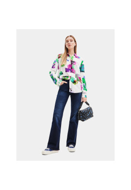 Desigual Риза 23WWCW20 Бял Regular Fit - Pepit.bg