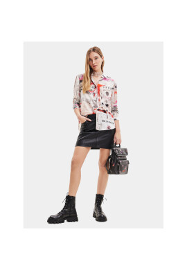 Desigual Риза 23WWCW21 Бял Regular Fit - Pepit.bg
