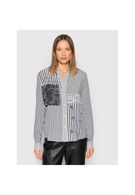 Desigual Риза Bruna 21WWCW14 Сив Regular Fit - Pepit.bg