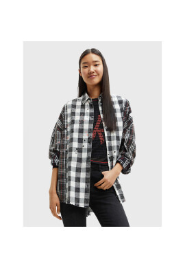 Desigual Риза Kate 22WWCW14 Сив Oversize - Pepit.bg