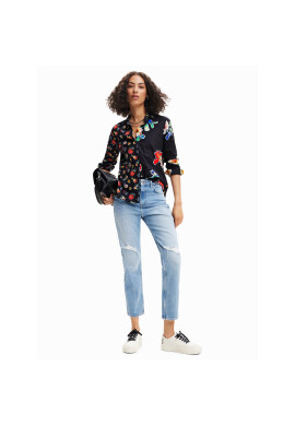 Desigual Риза Singapur 23SWCW36 Черен Regular Fit - Pepit.bg