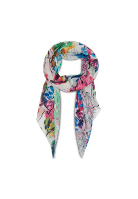 Desigual Шал 21SAWA41 Бял - Pepit.bg