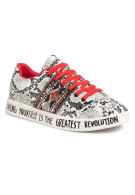 Desigual Сникърси Cosmic Exotic Snake20SSKP30 Бял - Pepit.bg