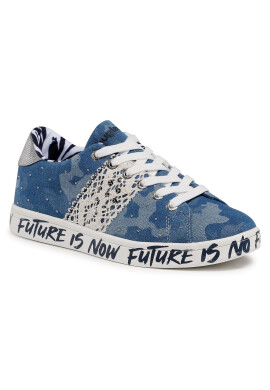 Desigual Сникърси Cosmic Militar 21SSKD02 Син - Pepit.bg