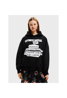 Desigual Суитшърт Irma 22WWSK43 Черен Oversize - Pepit.bg