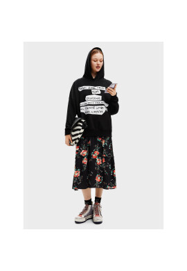 Desigual Суитшърт Irma 22WWSK43 Черен Oversize - Pepit.bg