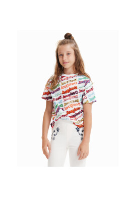 Desigual Тишърт 23SBTK06 Цветен Regular Fit - Pepit.bg