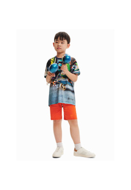 Desigual Тишърт 23SBTK16 Цветен Regular Fit - Pepit.bg