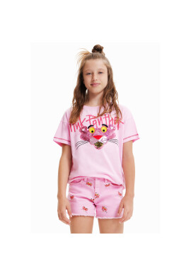 Desigual Тишърт 23SGTK12 Розов Regular Fit - Pepit.bg