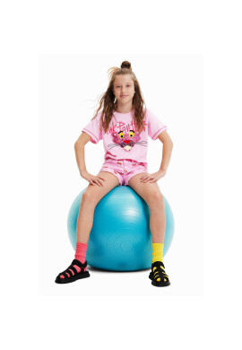 Desigual Тишърт 23SGTK12 Розов Regular Fit - Pepit.bg