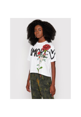 Desigual Тишърт Celidonia 21WWTKA0 Бял Regular Fit - Pepit.bg