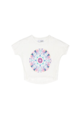 Desigual Тишърт Igualada 20SGTK75 Бял Regular Fit - Pepit.bg