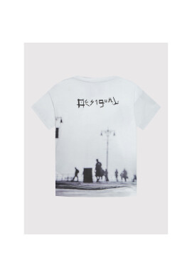 Desigual Тишърт Mango 22SBTK07 Сив Regular Fit - Pepit.bg