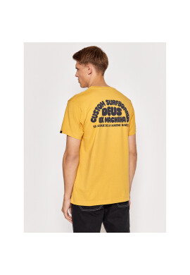 Deus Ex Machina Тишърт Biarritz Surf DMP2211570A Жълт Regular Fit - Pepit.bg