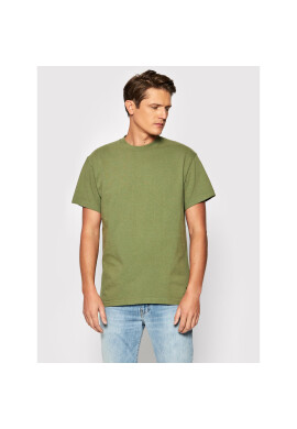 Deus Ex Machina Тишърт Plain Millitary DMW2011241 Зелен Boxy Fit - Pepit.bg