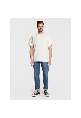Deus Ex Machina Тишърт Plain Naval DMF221359 Бял Boxy Fit - Pepit.bg