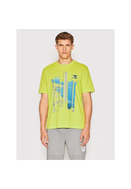 Diadora Тишърт Shore 102.178172 Зелен Regular Fit - Pepit.bg