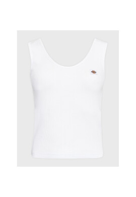 Dickies топ Mapleton DK0A4XB9 Бял Slim Fit - Pepit.bg