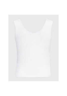 Dickies топ Mapleton DK0A4XB9 Бял Slim Fit - Pepit.bg