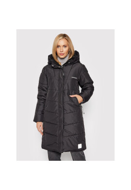 Didriksons Пухено яке Amina 503881 Черен Regular Fit - Pepit.bg