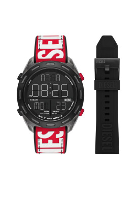Diesel Часовник Crusher Gift Set DZ2164SET Черен - Pepit.bg