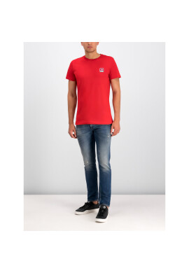 Diesel Тишърт 00SZ7W 0PATI Червен Regular Fit - Pepit.bg