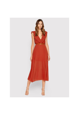 Dixie Коктейлна рокля A836T024 Червен Regular Fit - Pepit.bg