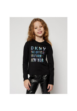 DKNY Блуза D35Q81 S Черен Regular Fit - Pepit.bg
