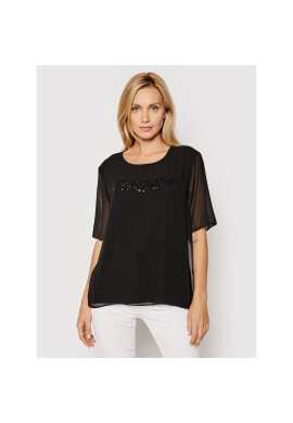 DKNY Блуза P0MHSFGG Черен Regular Fit - Pepit.bg