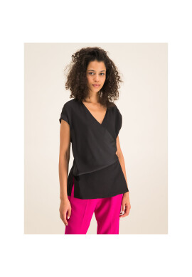 DKNY Блуза P9KA7DLI Черен Regular Fit - Pepit.bg