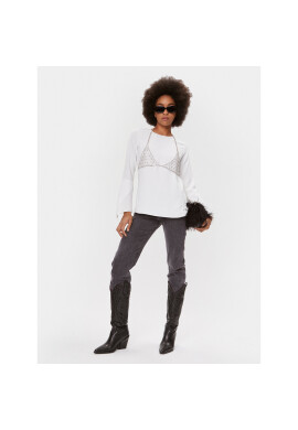 DKNY Блуза UI3T2180 Екрю Regular Fit - Pepit.bg