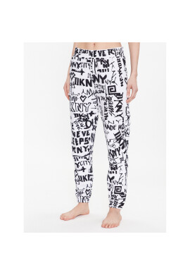 DKNY Долнище на пижама YI2822629 Бял Regular Fit - Pepit.bg