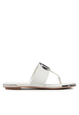 DKNY Джапанки Halcott K4051669 Бял - Pepit.bg