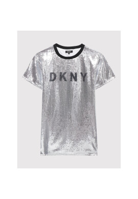 DKNY Ежедневна рокля D32830 M Сребрист Regular Fit - Pepit.bg