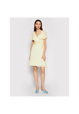 DKNY Лятна рокля DD1BI436 Жълт Regular Fit - Pepit.bg