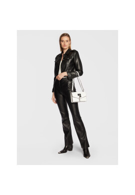 DKNY Яке от имитация на кожа DD2G4315 Черен Regular Fit - Pepit.bg