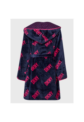 DKNY Халат YI2122607 Тъмносин - Pepit.bg