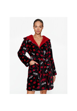 DKNY Халат YI2322688 Черен Regular Fit - Pepit.bg