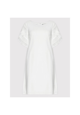 DKNY Коктейлна рокля DD2B1606 Бял Regular Fit - Pepit.bg