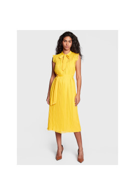DKNY Коктейлна рокля DD2GI937 Жълт Regular Fit - Pepit.bg