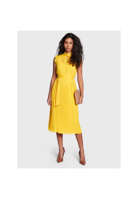 DKNY Коктейлна рокля DD2GI937 Жълт Regular Fit - Pepit.bg