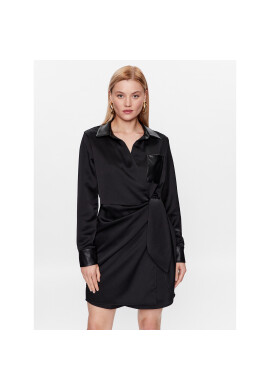 DKNY Коктейлна рокля P3ABRODB Черен Regular Fit - Pepit.bg