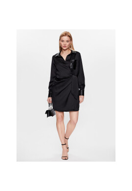 DKNY Коктейлна рокля P3ABRODB Черен Regular Fit - Pepit.bg