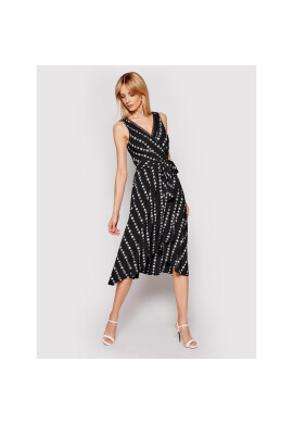 DKNY Коктейлна рокля DD0D2576 Черен Regular Fit - Pepit.bg