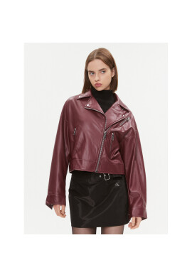 DKNY Кожено яке P3GCTQ52 Бордо Regular Fit - Pepit.bg