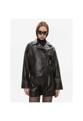 DKNY Кожено яке P3GCTQ52 Черен Regular Fit - Pepit.bg