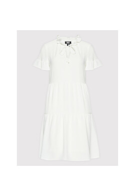 DKNY Лятна рокля DD2B7670 Бял Regular Fit - Pepit.bg